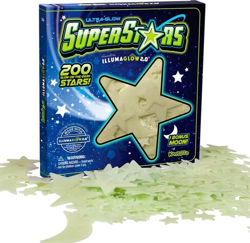 Glow in The Dark Stars - Includes Installation Material and Star map, 200 Glowstars, Only Glow Stars Powered by Our Trademarked Illumaglow2.0 in Kuwait