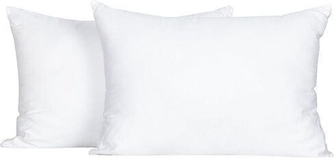 FLXXIE 2 Pack Small Cotton Down Alternative Pillows, Super Soft and Breathable Small Pillows for Sleeping, Travel, 13x18 Inches in Kuwait