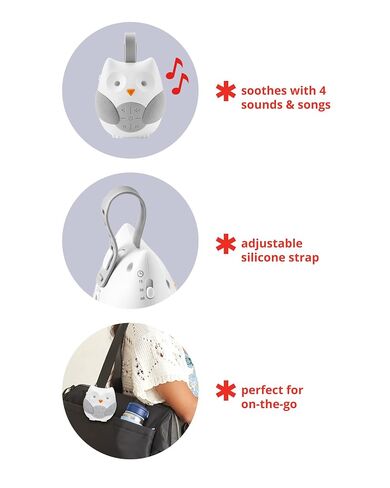 Skip Hop Portable Baby Sound Machine, Stroll & Go, Owl in Kuwait