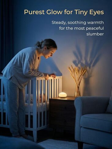 EASZZZ Baby Night Light, Nursery Night Lights for Breastfeeding, Soft BPA Free Silicone Touch Night Lamp, Eye Caring, Easy Flip Design, Stepless Dimming, 1-Pack in Kuwait