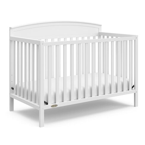 Graco Benton 5-in-1 Convertible Crib – GREENGUARD Gold Certified, Converts from Baby Crib to Toddler Bed, Daybed and Full-Size Bed, Fits Standard Full-Size Crib Mattress (White) | GREENGUARD Gold Certified, Converts from Baby Crib to Toddler Bed, Daybed a in Kuwait