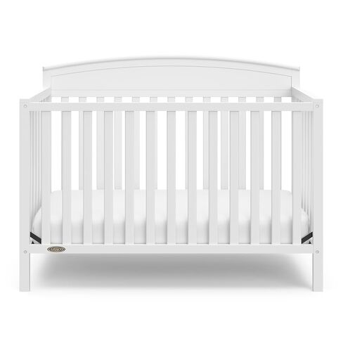 Graco Benton 5-in-1 Convertible Crib – GREENGUARD Gold Certified, Converts from Baby Crib to Toddler Bed, Daybed and Full-Size Bed, Fits Standard Full-Size Crib Mattress (White) | GREENGUARD Gold Certified, Converts from Baby Crib to Toddler Bed, Daybed a in Kuwait