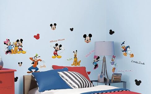 Disney RoomMates RMK1507SCS Mickey and Friends Peel and Stick Wall Decals in Kuwait