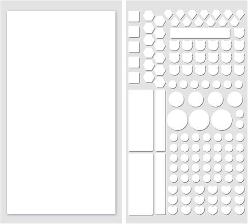 2pcs Light Blocking Stickers, Light Dimming LED Filters for Routers,Clocks and Electrical Appliances, LED Covers Blackout (White) in Kuwait