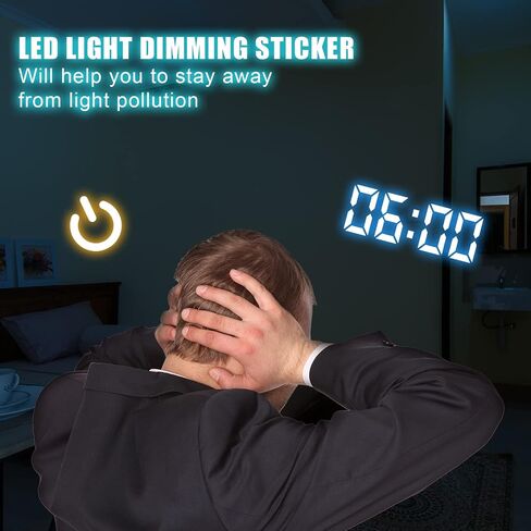 2pcs Light Blocking Stickers, Light Dimming LED Filters for Routers,Clocks and Electrical Appliances, LED Covers Blackout (White) in Kuwait