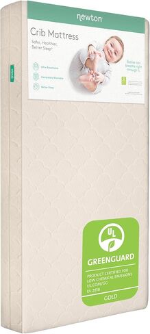 Newton Baby Essential Crib Mattress, Breathable & Washable - White in Kuwait