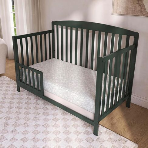 Dream On Me Nap Nest Baby Crib Mattress, GREENGUARD Gold, Made in USA | Waterproof Cover, 88 Coil Spring Support, BSA Verified, ASTM & CPSC Tested, Fits Full Size Crib and Toddler Bed 52"x28"x5" in Kuwait