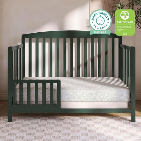 Dream On Me Nap Nest Baby Crib Mattress, GREENGUARD Gold, Made in USA | Waterproof Cover, 88 Coil Spring Support, BSA Verified, ASTM & CPSC Tested, Fits Full Size Crib and Toddler Bed 52"x28"x5" in Kuwait