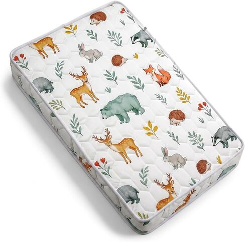 Pack and Play Mattress Pad 38x26x1.5 – Non-Slip Bottom & Breathable Playpen Mattress for Baby, Firm Foam Pack n Play Mattress Replacement for Graco/Baby Trend Playard, Soft Portable Mini Crib Mattress in Kuwait
