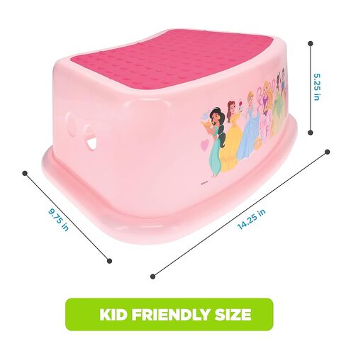 Disney Princess Loving Life Step Stool - Kids Step Stool, Potty Training, Non-Slip, Bathroom, Kitchen, Lightweight in Kuwait