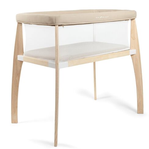 Baby Delight Beside Me Dreamer Bassinet | Bedside Sleeper | 7-Position Height Adjustment | Charcoal Tweed in Kuwait