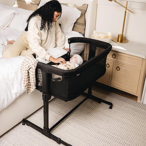 KoolerThings 3 in 1 Baby Bassinet, Bedside Sleeper, & Playpen, Easy Folding Portable Crib (Grey)- KoolaBaby (Bassinet) in Kuwait