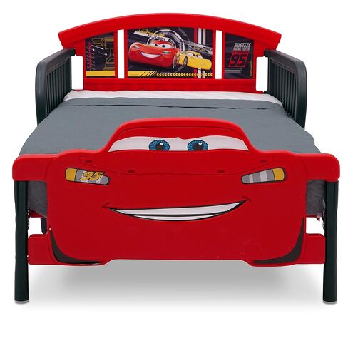 Delta Children 3D-Footboard Toddler Bed, Disney/Pixar Cars 3 in Kuwait