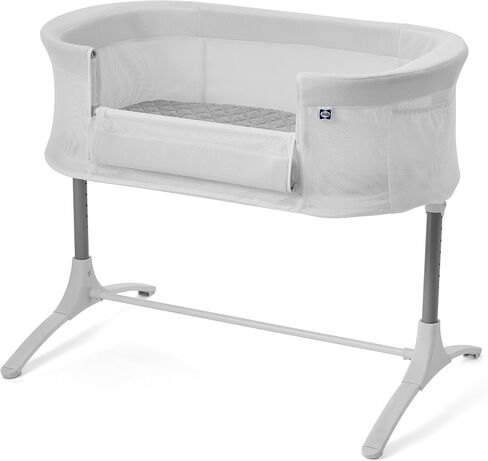Sealy Baby Airy Dreams 2-in-1 Bedside Bassinet Sleeper with Breathable Mesh, Adjustable Height, Cozy Quilted Sheet and Mattress Pad in Kuwait