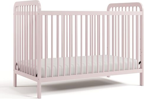Storkcraft Pasadena 3-in-1 Convertible Crib, Driftwood | GREENGUARD Gold Certified, Solid Wood, Fits Standard Crib Mattress, Converts to Toddler Bed and Daybed, 4 Mattress Heights in Kuwait
