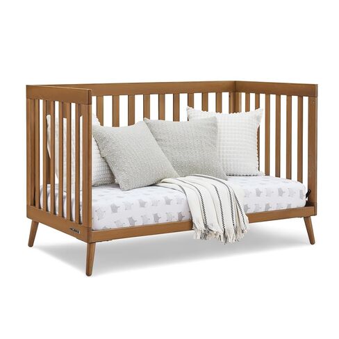 Delta Children Essex 4-in-1 Convertible Crib - Greenguard Gold Certified, Chestnut in Kuwait