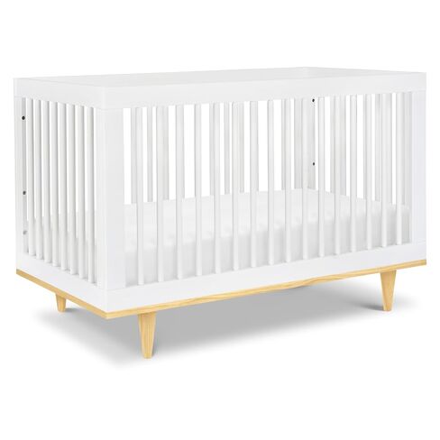 Davinci Marley 3-in-1 Convertible Baby Crib, Walnut | GREENGUARD Gold Certified, FSC Certified, Converts to Toddler Bed & Daybed, 4 Adjustable Mattress Heights - Easy Assembly in Kuwait