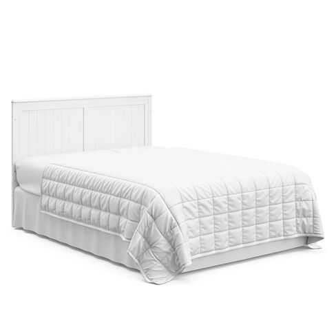 Graco Hadley 5-in-1 Convertible Crib with Drawer – GREENGUARD Gold Certified, Fits Standard Crib Mattress, Converts to Toddler Bed, Daybed and Full Bed, 4 Adjustable Mattress Heights (White) | GREENGUARD Gold Certified, Fits Standard Crib Mattress, Conver in Kuwait