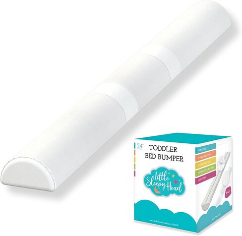 Toddler Bed Bumper Guard – Soft Foam Safety Bed Rail for Toddlers with Non-Slip Cover – Child Sleep Barrier for Twin, Full, Queen & King Mattress – Washable Kids Protection for Home or RV (2 Pack) in Kuwait
