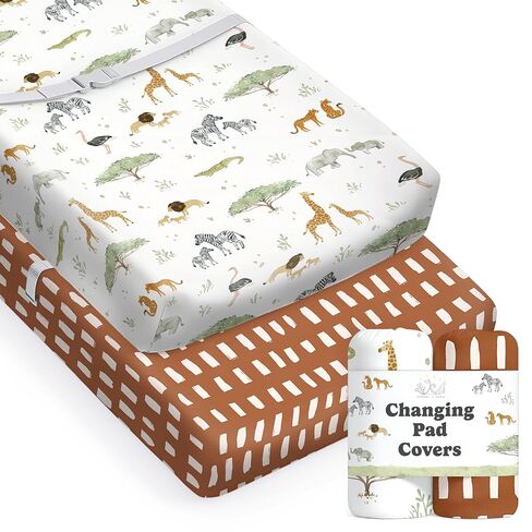 Baby Bassinet Sheets Boy Girl (Moonlit White) 2-Pack - Fitted Bedside Bassinet Sheets - Buttery Soft Organic Cotton Blend for Standard Mattress Pad - Compatible with Halo BassiNest in Kuwait