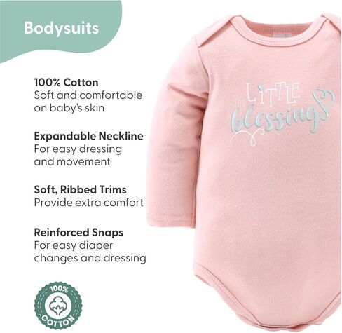 The Peanutshell Baby Layette Gift Set for Girls - 30 Piece New Born Girl Gift Set, Baby Clothes, 0-9 Months - Floral Elephant in Kuwait