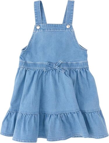 RuffleButts Baby/Toddler Girls Overall Jumper Sleeveless Dress in Kuwait