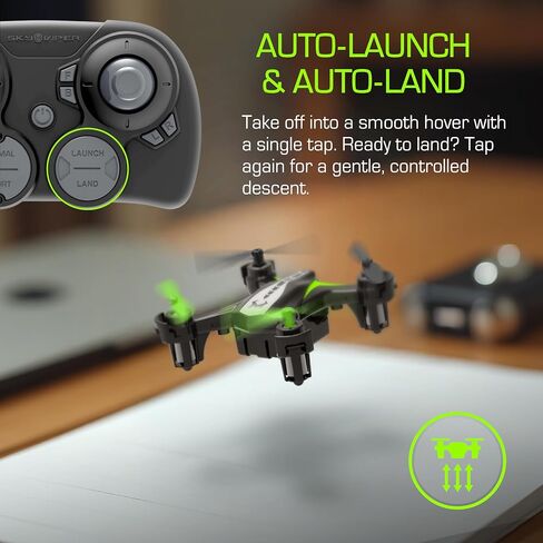 Sky Viper Dash Nano Performance RC Drone, Fast Safe Indoor Flying, Rechargeable Battery in Kuwait