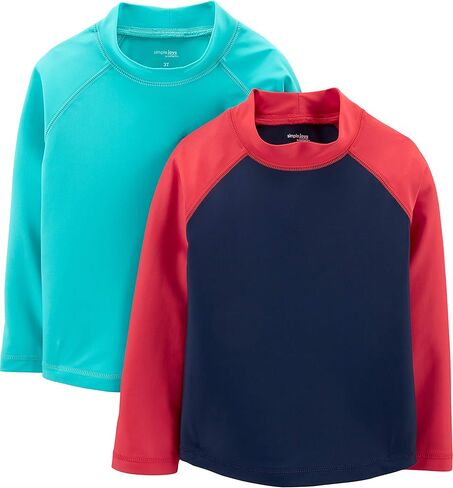 Simple Joys by Carter's Boys' 2-Pack Assorted Rashguard Sets in Kuwait