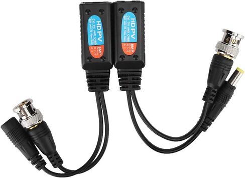 aqxreight 8MP CVI AHD TVI CVBS Video Power Balun Transceive Twisted Pair Transmitter 12‑48V Input and Range 48V Video BalunBalun TransceiverBalun Pair TransmitterVideo Power BalunVideo in Kuwait