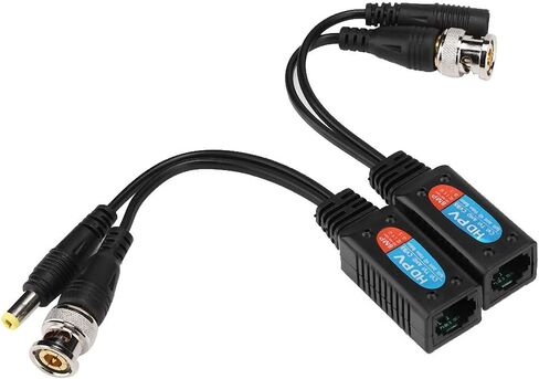 aqxreight 8MP CVI AHD TVI CVBS Video Power Balun Transceive Twisted Pair Transmitter 12‑48V Input and Range 48V Video BalunBalun TransceiverBalun Pair TransmitterVideo Power BalunVideo in Kuwait