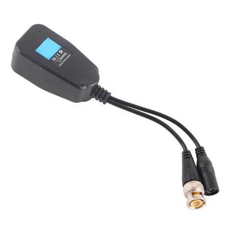 ZJchao CCTV Video Power Balun Transceiver with 60dB Noise Immunity, Compact Design for Easy Installation, Compatible with HDTVI & AHD Security Camera Systems in Kuwait