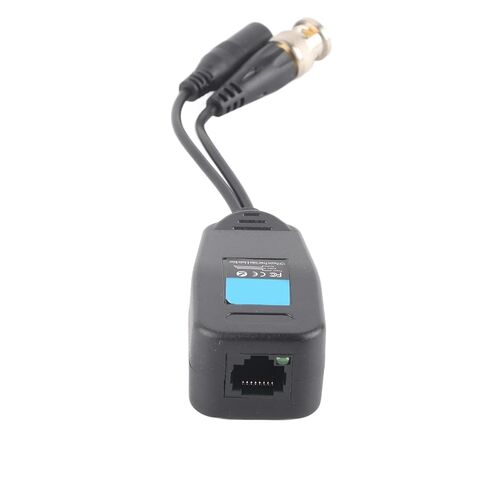 ZJchao CCTV Video Power Balun Transceiver with 60dB Noise Immunity, Compact Design for Easy Installation, Compatible with HDTVI & AHD Security Camera Systems in Kuwait