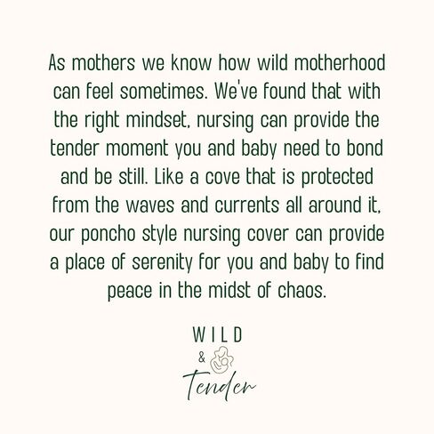 The 'Cove' Nursing Cover by Wild & Tender™ | Soft to skin, breathable, full coverage in Kuwait