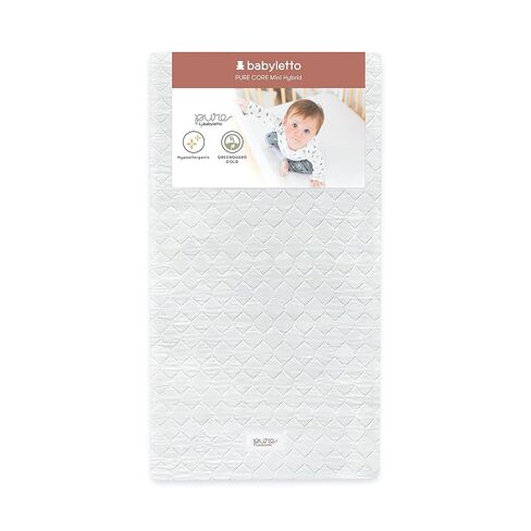 Babyletto Pure Core Crib Mattress, Hybrid Quilted Waterproof Cover, 2-Stage, Greenguard Gold Certified in Kuwait