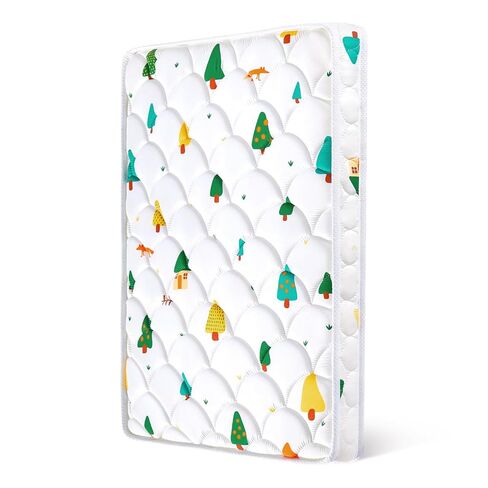 مرتبة سرير صغيرة 38 "× 24" × 4 "- دعم الشركة الرغوة الرغبة الراحة ، بلا صاخبة وعدم الرائحة ، مرتبة سرير مصغرة من نقص الحساسية ، تناسب أسرة صغيرة ومحمولة ، جانب ثنائي على جانب نسيج ناعم قابل للتنفس in Kuwait