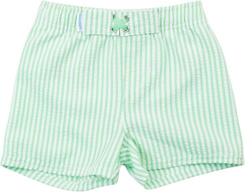 RUGGEDBUTTS Boys UPF50+ Sun Protection Seersucker Swim Trunks in Kuwait