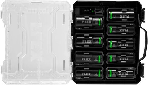 FLEX STACK PACK 10-Piece Thin Wall Deep Well 6-Point 1/2-Inch Drive Impact Nut Socket Set - FAM10401-10 in Kuwait