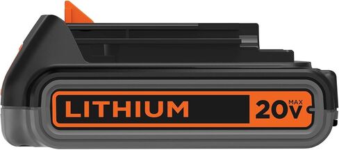 BLACK+DECKER 20V MAX Lithium Battery POWERCONNECT 2.0Ah Cordless Tool Battery Packs, Lightweight Power Tool Battery, Charger Sold Separately (LBXR2020-OPE) in Kuwait