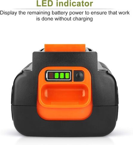 Powilling 40 Volt 3.5Ah Replacement Battery for Black and Decker 40V Battery LBX2040 LBXR36 LBXR2036 LST540 LCS1240 Compatible with 36V/40V MAX Black and Decker Power+ Tools in Saudi Arabia