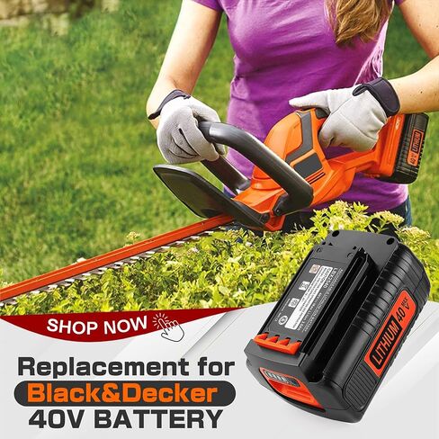 Powilling 40 Volt 3.5Ah Replacement Battery for Black and Decker 40V Battery LBX2040 LBXR36 LBXR2036 LST540 LCS1240 Compatible with 36V/40V MAX Black and Decker Power+ Tools in Saudi Arabia