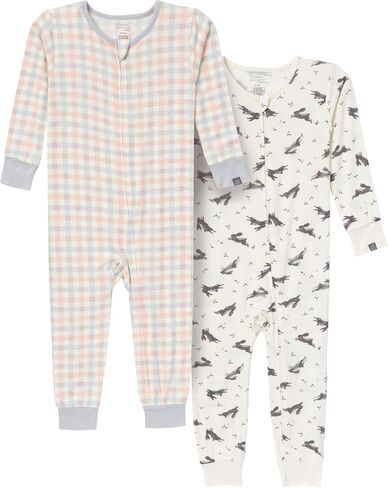 MODERNMOMENTS Baby Viscose Holiday 2-pack Tight Fitting Footless Pajamas in Kuwait