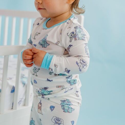 Copper Pearl 2 Piece Pajama Sets, Stylish Long Sleeve Pajamas for Babies Toddlers and Kids, 12 Months - 5 Years in Kuwait