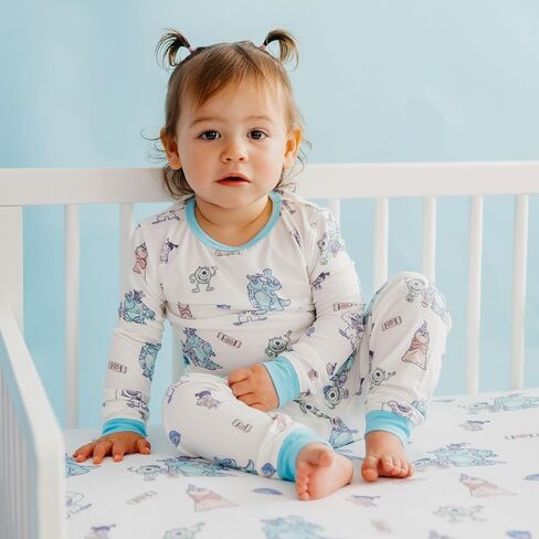 Copper Pearl 2 Piece Pajama Sets, Stylish Long Sleeve Pajamas for Babies Toddlers and Kids, 12 Months - 5 Years in Kuwait
