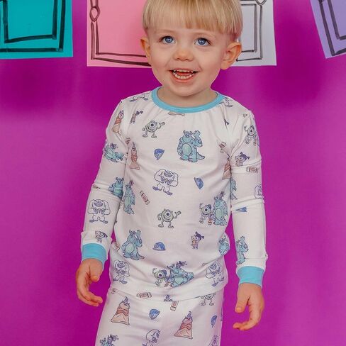 Copper Pearl 2 Piece Pajama Sets, Stylish Long Sleeve Pajamas for Babies Toddlers and Kids, 12 Months - 5 Years in Kuwait