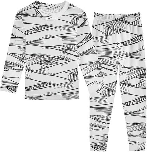 Doughnut Pajamas Long Sleeve Sleepwear 2-Piece Pajama Set in Kuwait