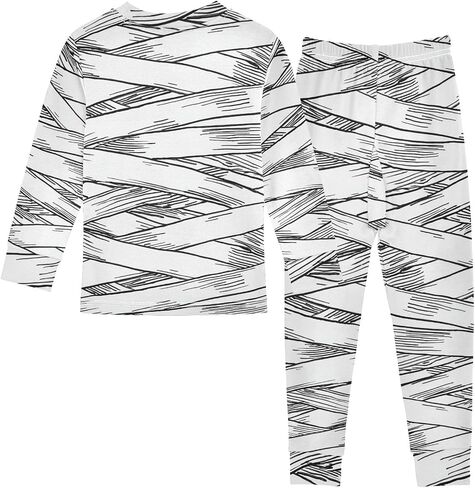 Doughnut Pajamas Long Sleeve Sleepwear 2-Piece Pajama Set in Kuwait