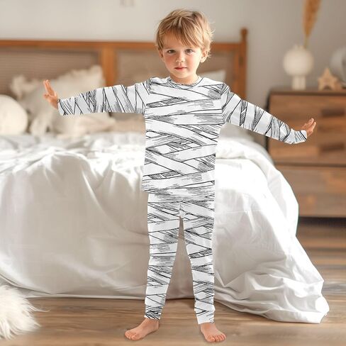 Doughnut Pajamas Long Sleeve Sleepwear 2-Piece Pajama Set in Kuwait