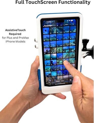 Pro Shot Touch Case 2.0 – Waterproof iPhone Housing, Rated to 50 ft, Compatible with All iPhones, Ideal for Snorkeling, Shallow Diving, and Water Sports. (Fits All iPhones Including 17 Pro & Pro Max) in Kuwait