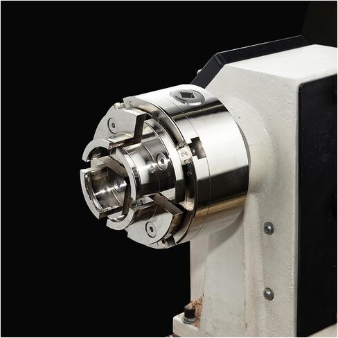4" Nickel Plated Wood Lathe Chucks 1" x 8TPI & 3/4"x16TPI Adapter | 4 Jaw Self-Centering Wood Turning Chuck Set for Woodturning.(1) in Kuwait