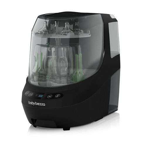 Baby Brezza Bottle Washer Pro - Baby Bottle Washer, Sterilizer + Dryer - All in One Machine Cleans Baby Essentials, Bottles + Pump Parts – Appliance Replaces Bottle Brushes & Drying Racks, Charcoal in Kuwait